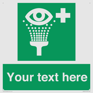 Custom Eye Wash Station Sign